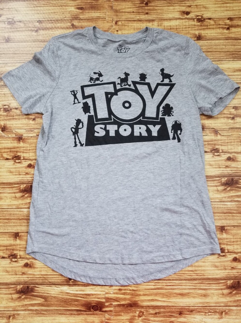 Pixar Toy Story Women's Juniors XL Graphic Short Sleeve Shirt Disney Chsracters